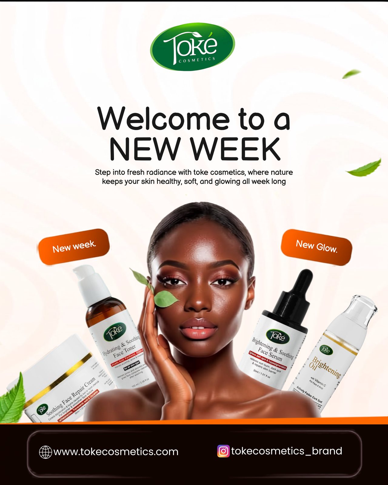 Welcome to a New Week: Start Fresh, Glow Naturally with Toke Cosmetics